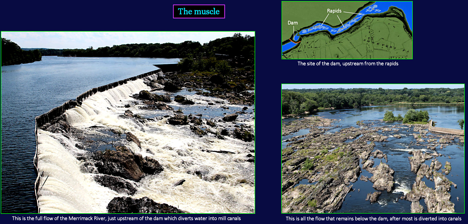 Pawtucket Dam on Merrimack River
